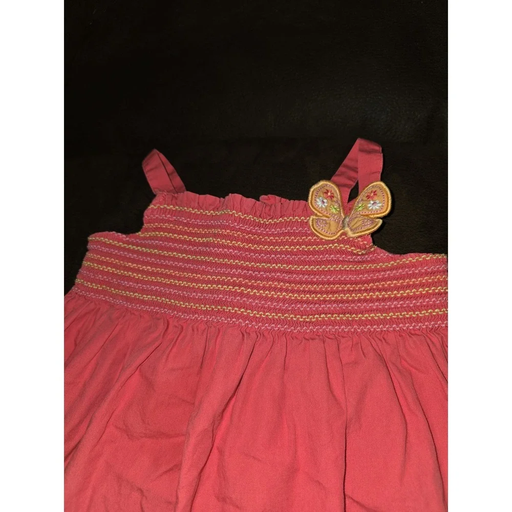 Gymboree social butterfly‎ coral dress size 4t